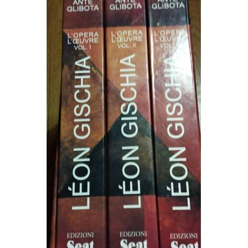 Léon Gischia L Opéra L ?Uvre Ante Glibota Édition Seat Français Italien Coffret Volume 1 2 3 