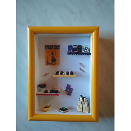 Vitrine Miniature "Le Chocolat Dans Tous Ses États".