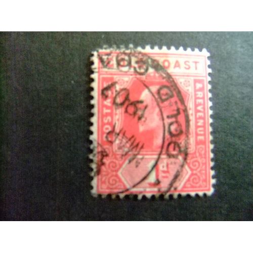 Côte De L'or - Costa De Oro - Gold Coast 1907-13 King Edouard Vii Yvert 57 Fu