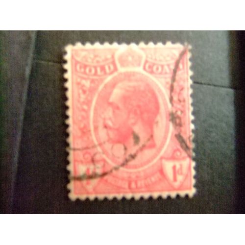 Côte De L'or - Costa De Oro - Gold Coast 1913 Le Roi George V Yvert 69 Fu