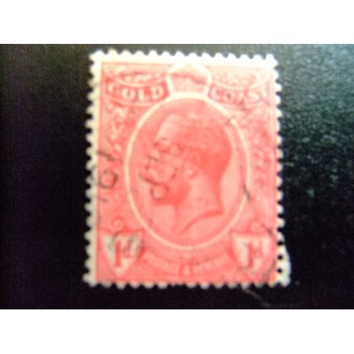 Côte De L'or - Costa De Oro - Gold Coast 1913 Le Roi George V Yvert 69 Fu