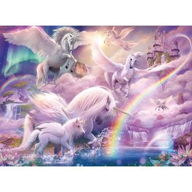 Puzzle Pièces Xxl - Licorne Pegase - Puzzle 100 Pièces