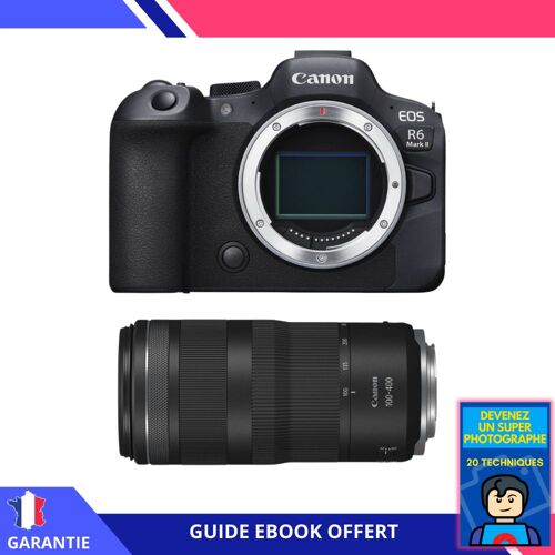 Canon EOS R6 Mark II + RF 100-400mm f/5.6-8 IS USM + Ebook ""Devenez Un Super Photographe"" - Appareil Photo Canon