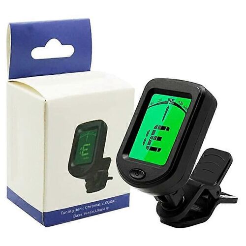 Professional Clip-On Guitar Tuner For Electric Guitar (1 Pack)