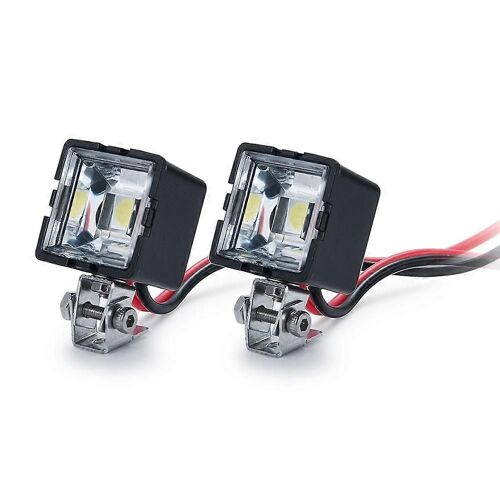 Projecteur De Phares À Led De Voiture Rc Pour 1/10 Rc Crawler Trx4 Trx6 Axial Scx10 90046 Wraith Rr10