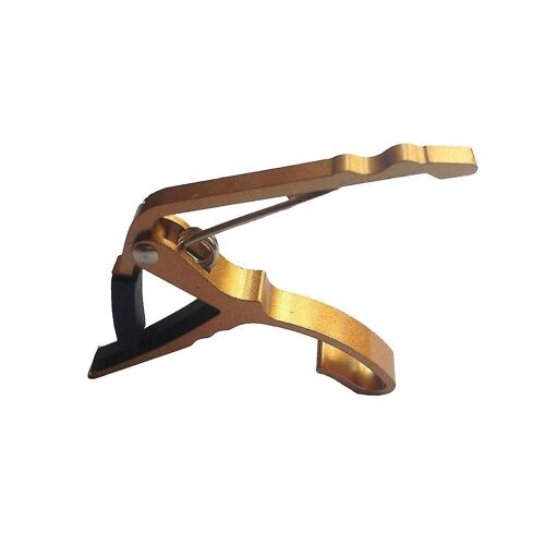 Guitare Tuning Clip Alloy Clip Guitar Capo Change Clamp Key Transposition Clip Small Grip Folk Music String Clip (Or)
