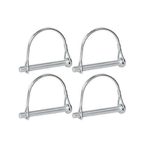 4pcs Arbre Verrouillage Pin, Coupleur De Sécurité Pin Remorque Coupleur Pin Pour Remorques Lawn Garden, Pins De Quincaillerie