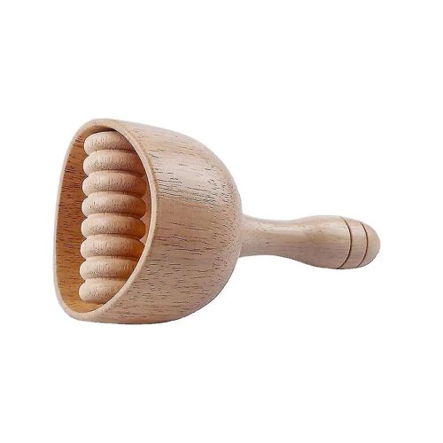 Wooden Roller Cup Rod Tool Corps Lymphatique Stick Drainage Muscle Scraping Handheld Manuel Swedish Cups Massage Tool