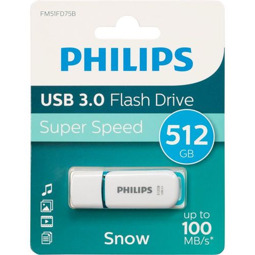 Philips USB 3.0 512GB Snow Edition vert printemps