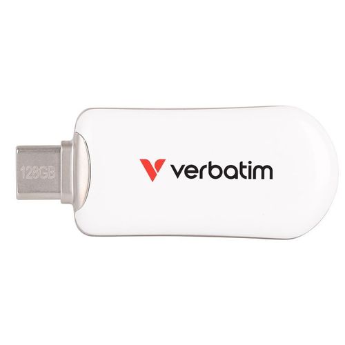 Verbatim 30229 lecteur USB flash 128 Go USB Type-C 3.2 Gen 1 (3.1 Gen 1) Blanc