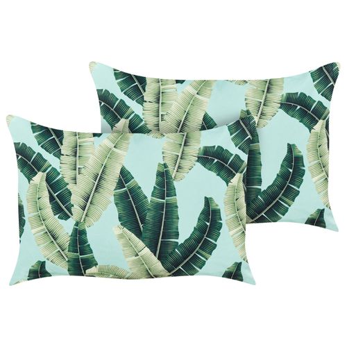 Lot De 2 Coussins Vert Boissano 40 X 60 Cm