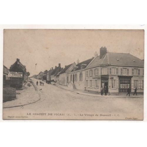 Cpa Le Circuit De Picardie Le Virage De Moreuil