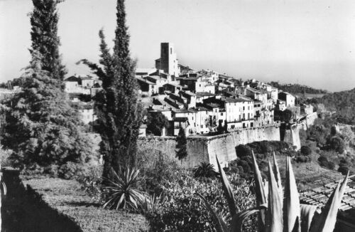 Carte Postale Ancienne - Noir Et Blanc - Dentelee - Annee 1956 - N°64 Saint Paul - Alpes Maritimes La Cote D'azur Provencale -
