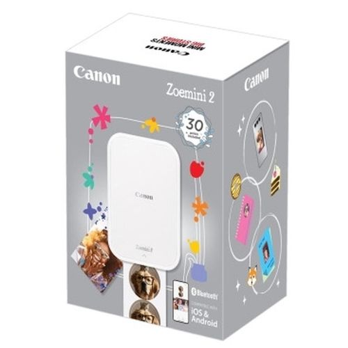 Pack Zoemini 2 Pack - Blanc (30 Feuilles Assorties + Housse) Canon