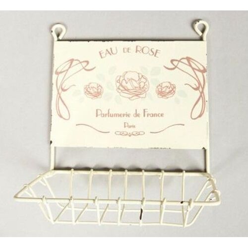 Faye Déco - Lot De 2 Porte-Savons Daphné Couleurs Crème Et Rose