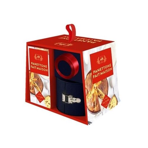 Panettone Fait Maison - Devenez Un Expert De La Brioche Italienne - Coffret Avec 1 Moule, 1 Ruban Et 1 Livre De Recettes