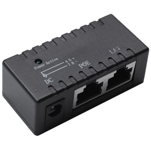 Séparateur Poe Poe Injecteur Rj45 Dc 5.5Mm x 2.1Mm Entrée Passif Poe Injecteur Splitter Adaptateur Connect