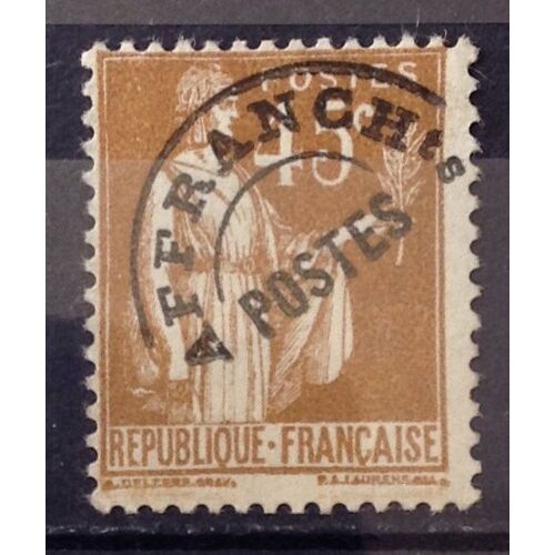 Préoblitéré Paix 45c Bistre (Très Joli N° 71) Obl - France Année 1922 - N22712