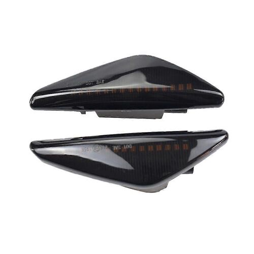 2pcs Smoked Car Dynamic Led Side Light Turn Signal Light Pour- X3 F25 X5 E70 X6 E71 E72 2008-2014
