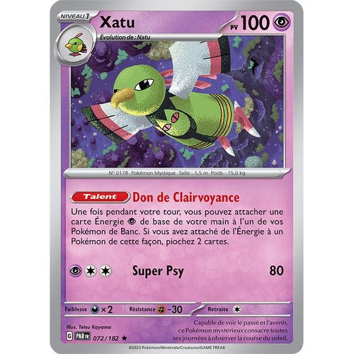 Xatu - Holo - 072/182 - Faille Paradoxe