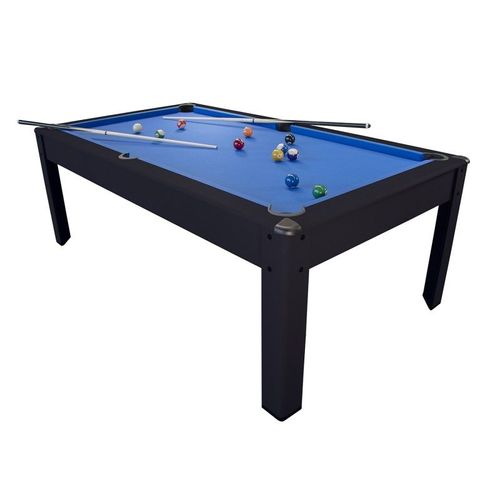 Billard Américain HARMONY 6Ft - 206,5 x 116,5 x 80 cm avec accessoires - Couleur Noir - Bleu