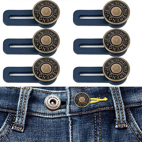 6 Ensembles Button Extender Pour Pantalons Waist Extenders Pour Hommes Ou Femmespantalons Taille Extenseurs Jean Bouton Extenseur Taille Extenseur Jeans Retrac