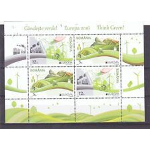 Roumanie Europa Cept 2016 Bloc Type 2 Neuf** Luxe