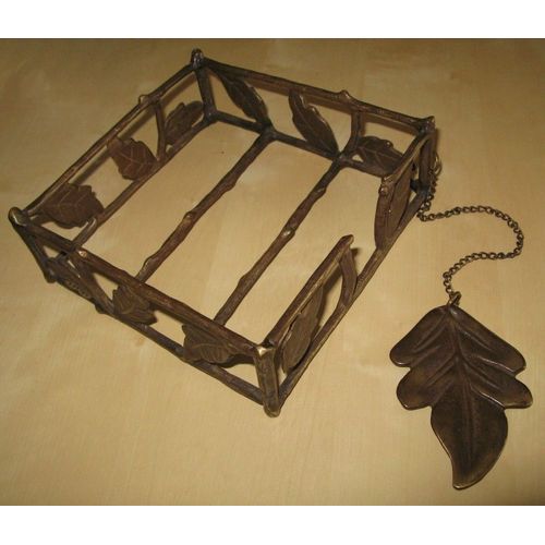 Distributeur, Porte-Serviettes En Fer Forge Pour Interieur Ou Exterieur