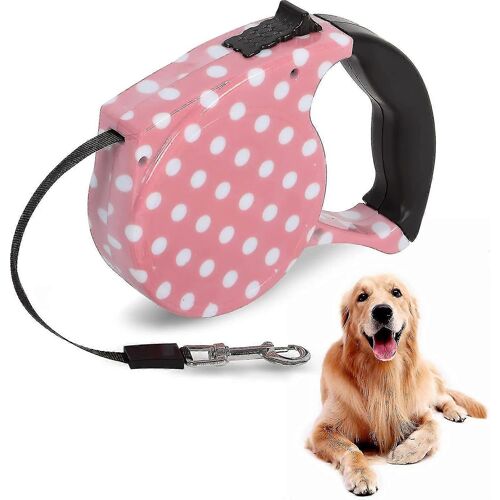 Laisse De Chien Rétractable Rétractable 16 Pieds / 5 M, Laisse De Chien Rétractable Petit Cadeau Moyen