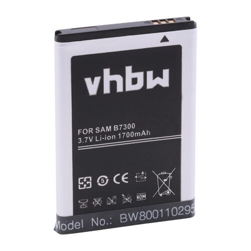 Vhbw Batterie Compatible Avec Samsung Sch-Lc11, Sch-M580 Replenish Sprint, Sch-R680 Repp Smartphone (1700mah, 3,7v, Li-Ion)