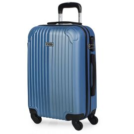 Valise Cabine Trolley 55 Cm En ABS. Bagage À Main. Rigide Et Légère. Poignée Télescopique, 2 Anses, 4 Roues. Vols Low Cost Ryanair Vueling T71550