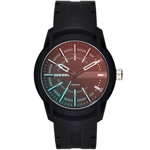 Montre Diesel En Silicone Noir