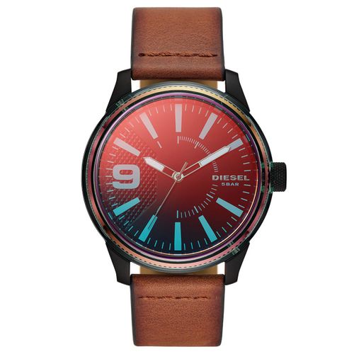 Montre Diesel En Cuir Marron