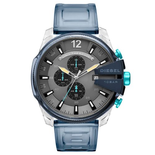 Montre Diesel En Silicone Bleu