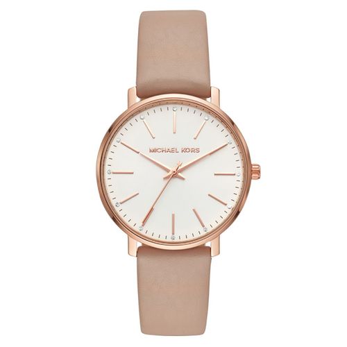 Montre Michael Kors En Cuir Beige
