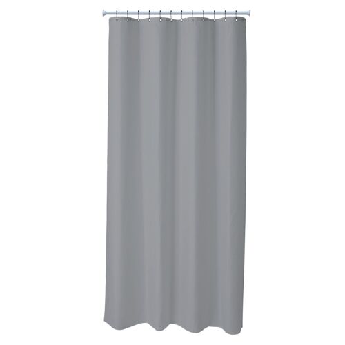 Rideau de douche uni en polyester