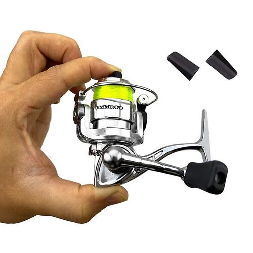 Pocket Mini 100 Spinning Reel Fishing Tackle Petit Moulinet Spinning 4.3 : 1 Métal Shytmv