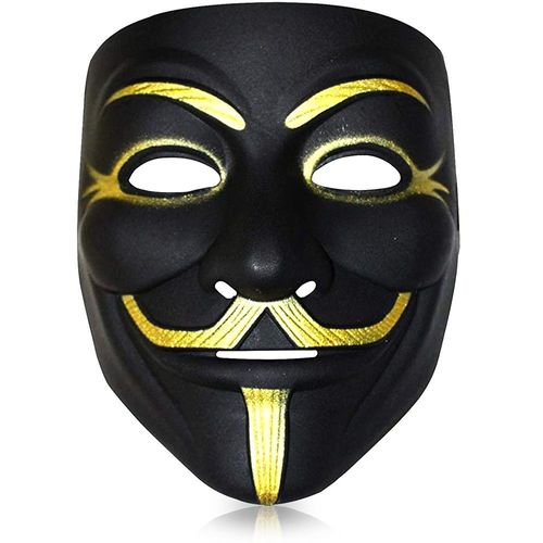 Masque Anonymous Noir Pvc