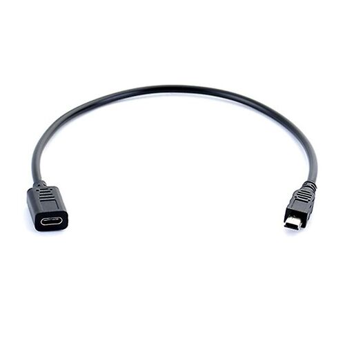 Mini USB mâle vers Type-c femelle Charge Câble Adaptateur de données Cordon SHYTMV