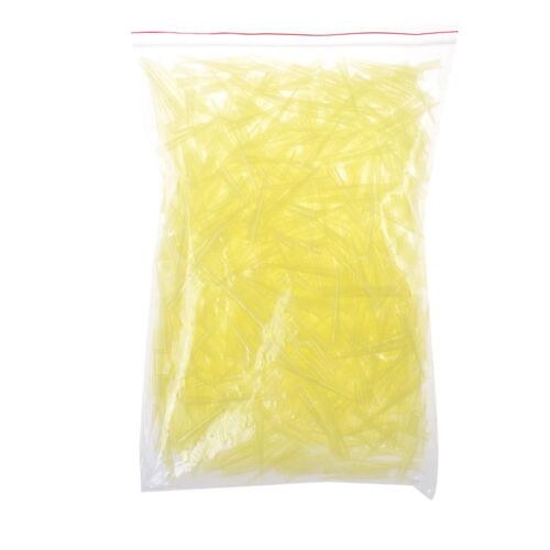 Laboratoire Clear Yellow Lab Liquid Pipette Pipettor Tips 1000 Pcs