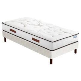 Matelas Repere + sommier SR15 - 90x200 - Ressorts - Hauteur 26 cm - Soutien ferme
