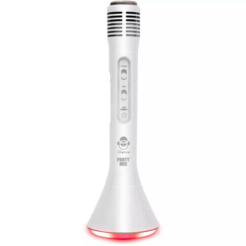 iDance Système de karaoké 4 en 1 PM10 Blanc IDAN352006
