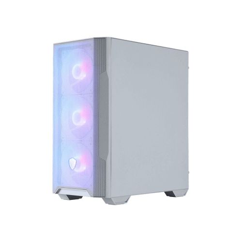 MSI MAG Forge M100R Midi Tower Transparent et Blanc