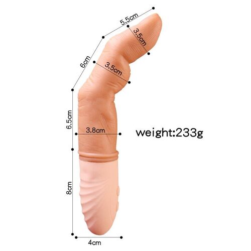 Godemiché En Silicone À Gros Doigt Pour Femme, Pénis Réaliste, Stimulateur Vaginal, Anal, Point G, Produits De Masturbation, Nouvelle Collection