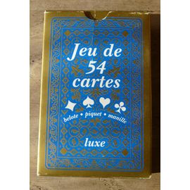 Jeu De 54 Cartes ( Belote - Piquet - Manille) Luxe