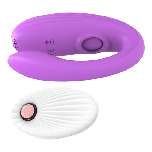 Vibromasseur À Clitoris Et Vagin Pour Femme, Gode Portable Avec Télécommande, Masturbateur, Jouets Sexuels Féminins