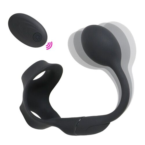 Plug Anal Stimulateur De Prostate, 10 Vitesses, En Silicone, Étanche, Masseur De Prostate Masculin, Jouet Pour Hommes, Retarde L'éjaculation, Anneau