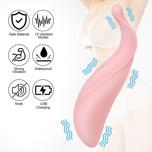 Masturbateur Pour Femme, Stimulateur De Mamelon, Masseur Anal Et Vaginal, Vibrateur Point G, 15 Fréquences, Stimulateur De Clitoris, Jouets Sexuels Pour Femmes
