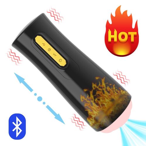 Tasse De Masturbation Automatique Pour Homme, 5 Modes, 3 Vitesses, Poche Vaginale En Silicone, Vibrateur Télescopique À Succion, Voix Ai