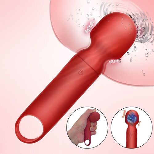 Mini-Baguette Magique Av Pour Femme, Appareil De Massage Vibrant, Stimulateur De Clitoris, Jouets Sexuels Puissants, 12 Modes, 18